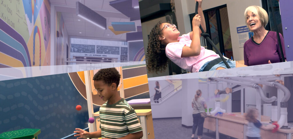 Children playing with Science Interactives at the Putnam Museum in Davenport, IA.