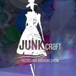 Junk Craft fashion show at the Putnam, featuring fashions made of recycled materials