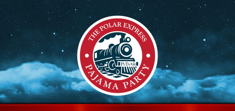 Polar Express Pajama Party Christmas event at the Putnam Museum in Davenport, IA.