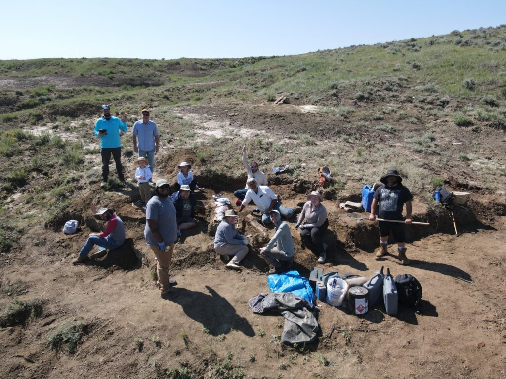 Putnam Dino Expedition team in remote Lusk, WY
