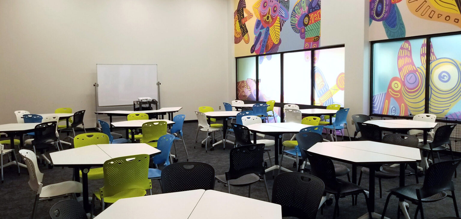 Activity room at the Putnam Museum & Science Center in Davenport, IA. Available for rentals.