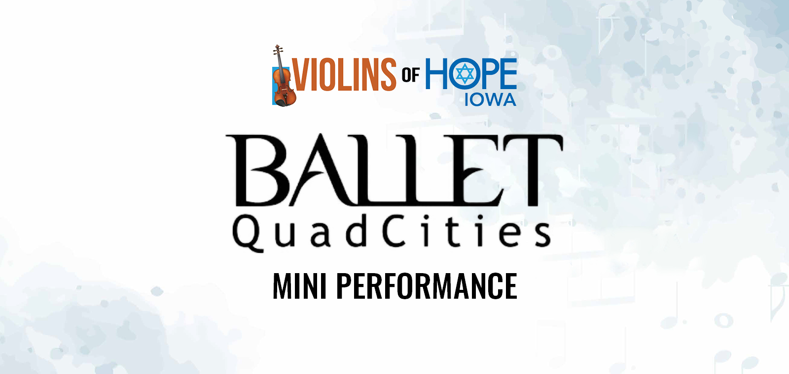 Ballet Quad Cities: Violins of Hope Mini Performance