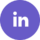 purple linkedin icon